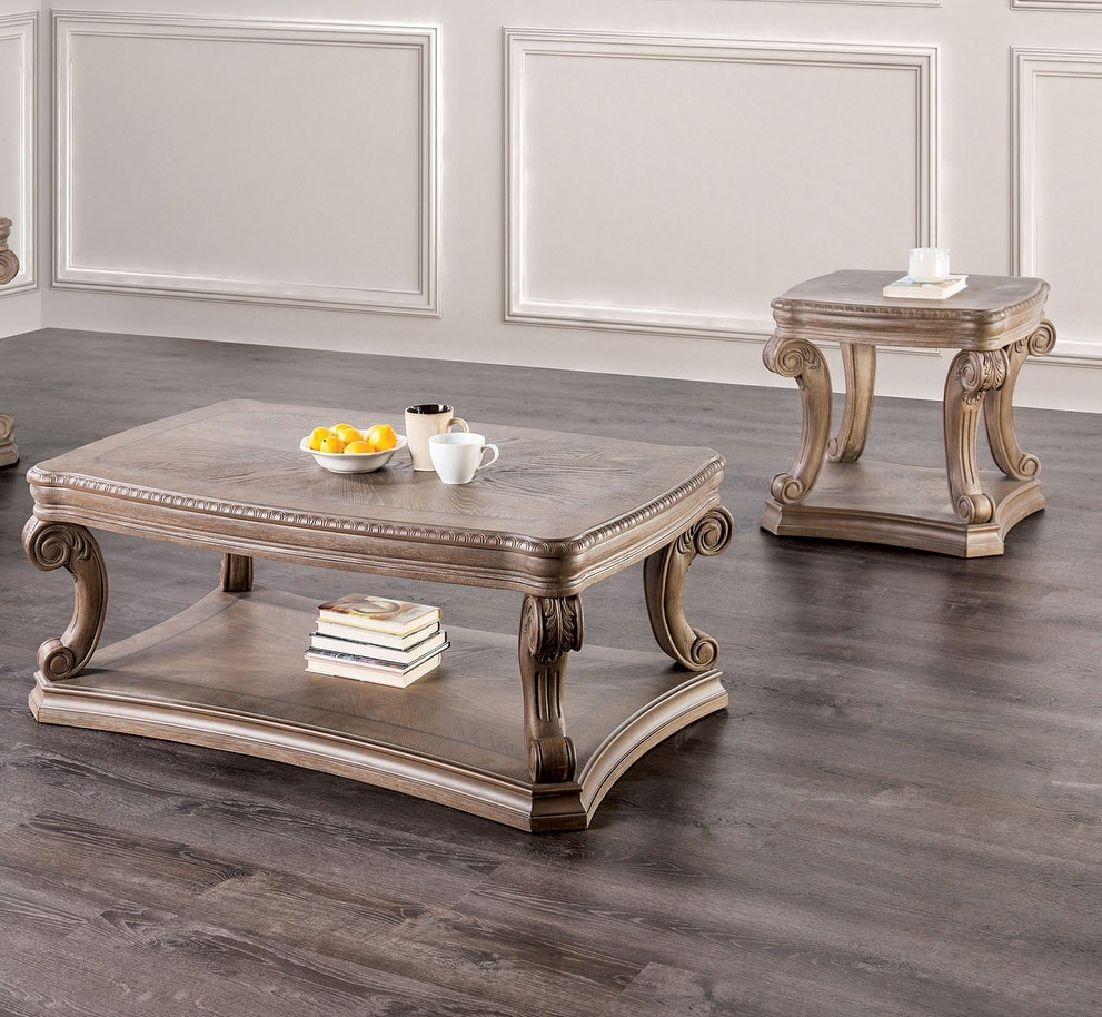 Seven Oaks Traditional Solid Wood Coffee Table