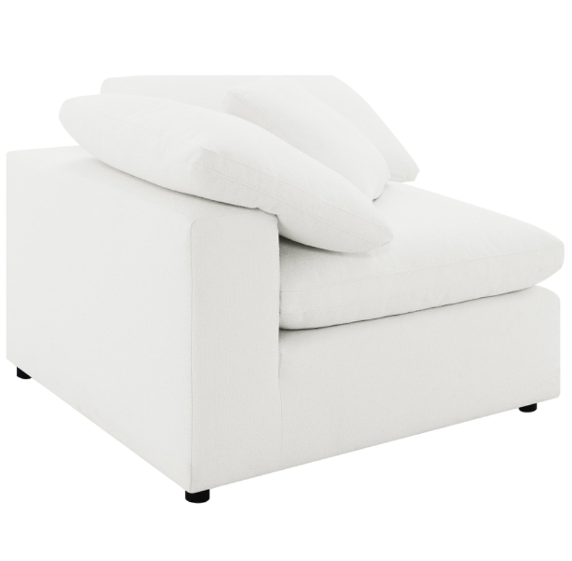 Raleigh Ivory Boucle Upholstered Modular Sectional