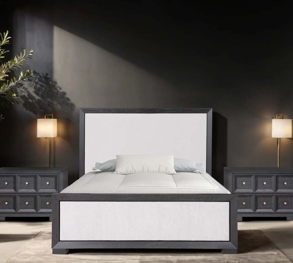 Hatton Cross II Modern King Bedroom Collection, Weathered Black