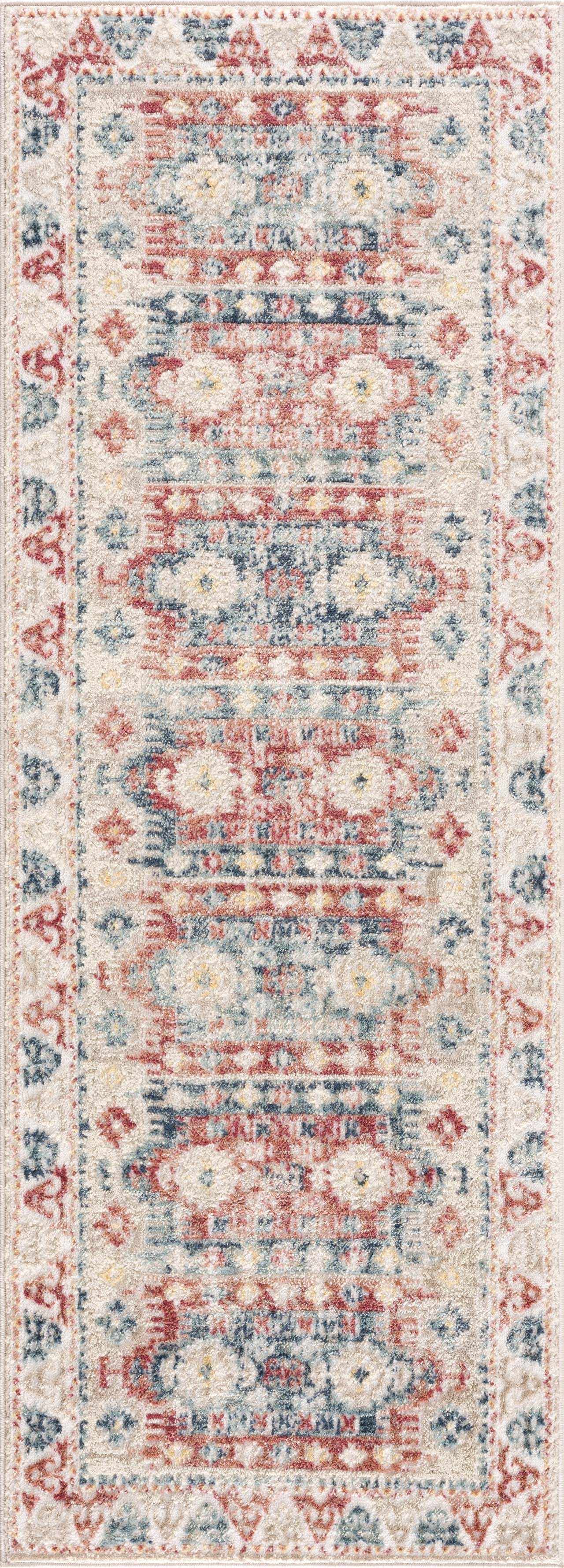 Bindi Blue & Rose Area Rug