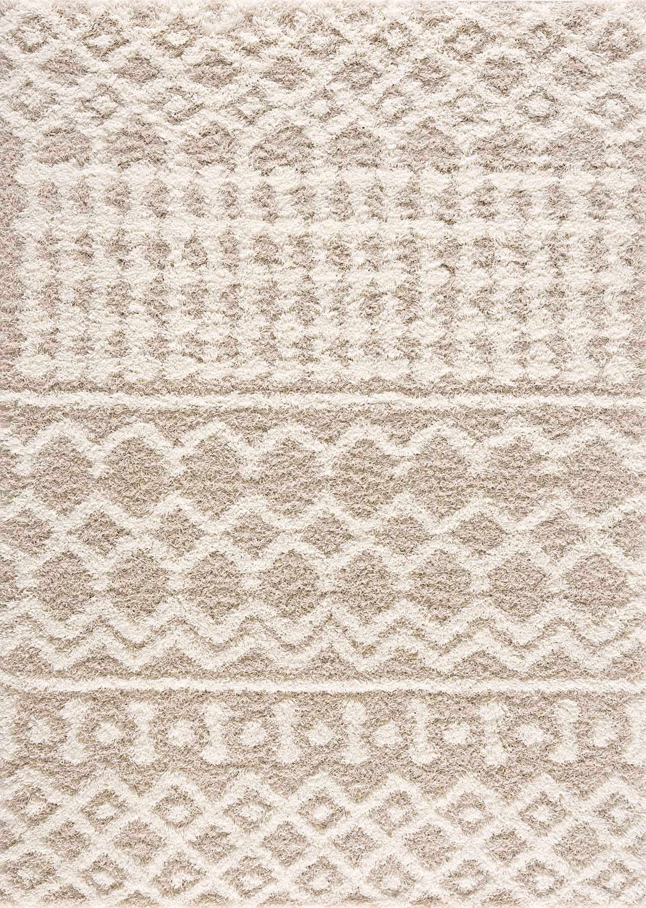 Prompton Cream Plush Area Rug