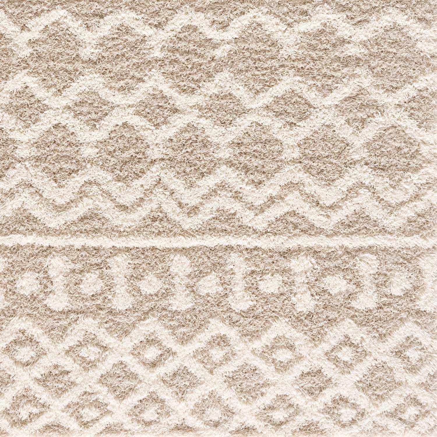 Prompton Cream Plush Area Rug