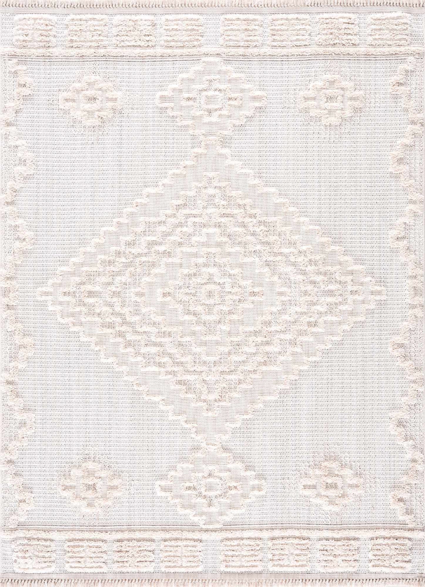 Rosales Cream High&Low Area Rug