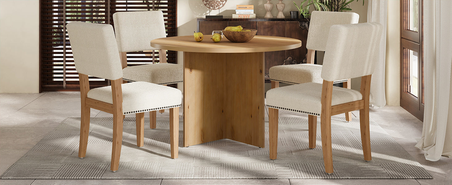 Lexington 5-Piece Modern Dining Set, Natural