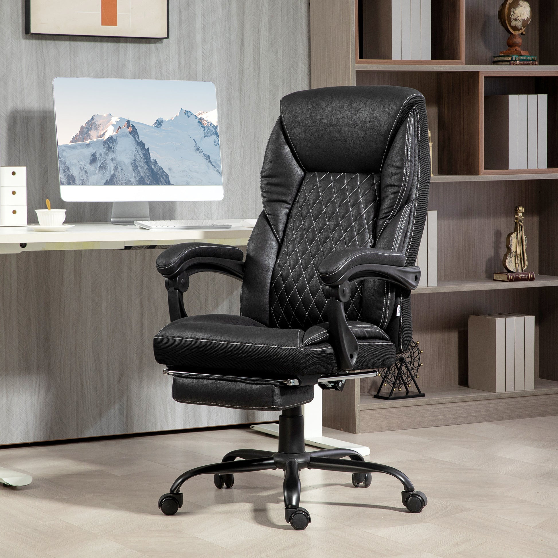 Fiorella Big & Tall Executive Office Chair, Black