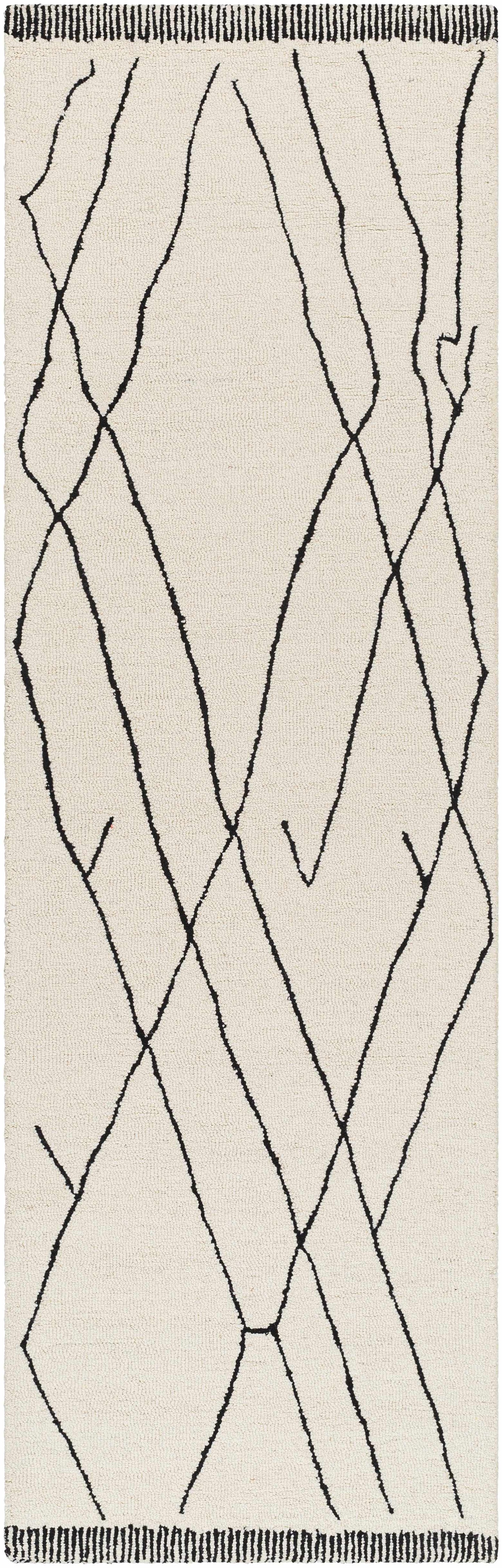 Alaca Arsenal Cream Wool Rug