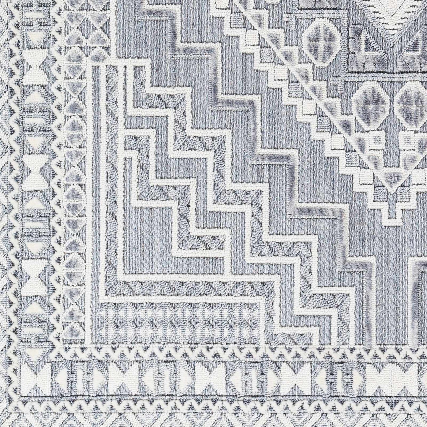 Alya Textured Medallion Fringe Rug - Limited Edition