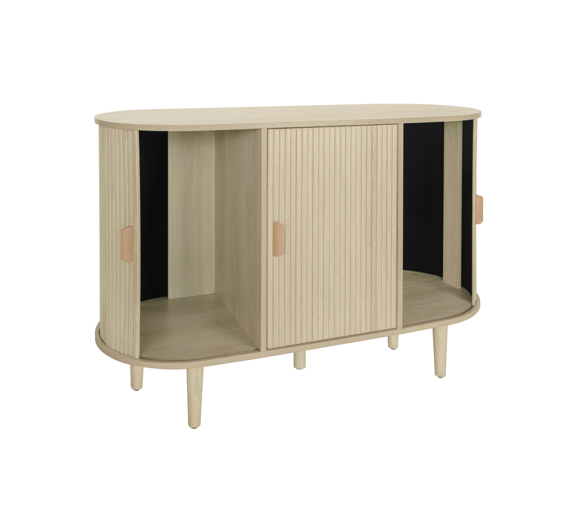 Braxton Modern 3-door Sideboard Cabinet, Natural