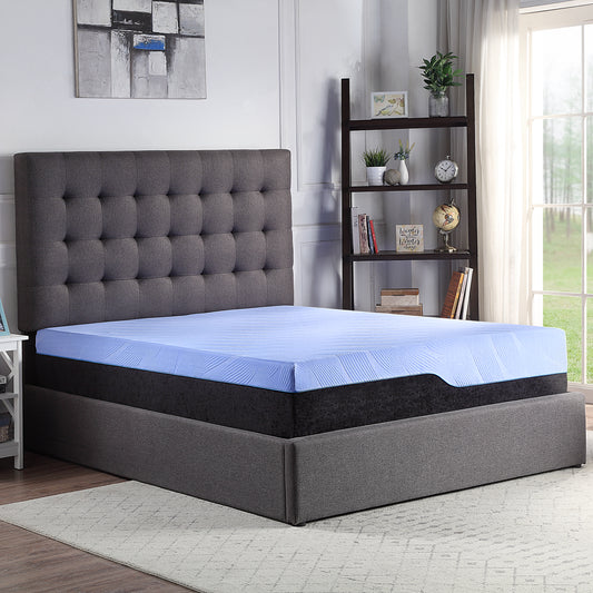 Refresh 12 inch Hybrid Cooling Fast Responding Latex Foam and Coil Mattress, Twin XL Size