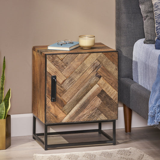 Nellie Wooden Door Nightstand