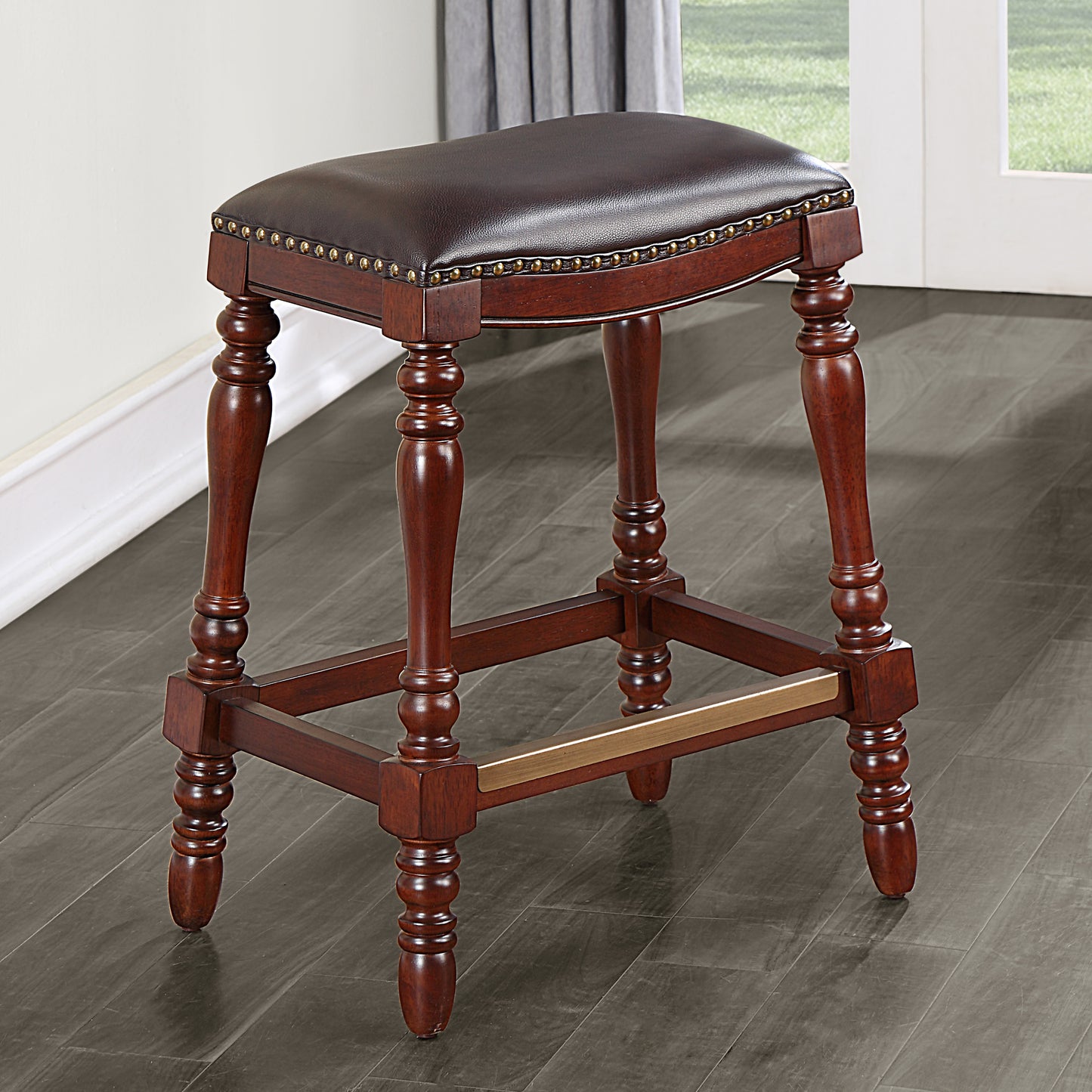 Clinton Saddle Seat Counter Stool