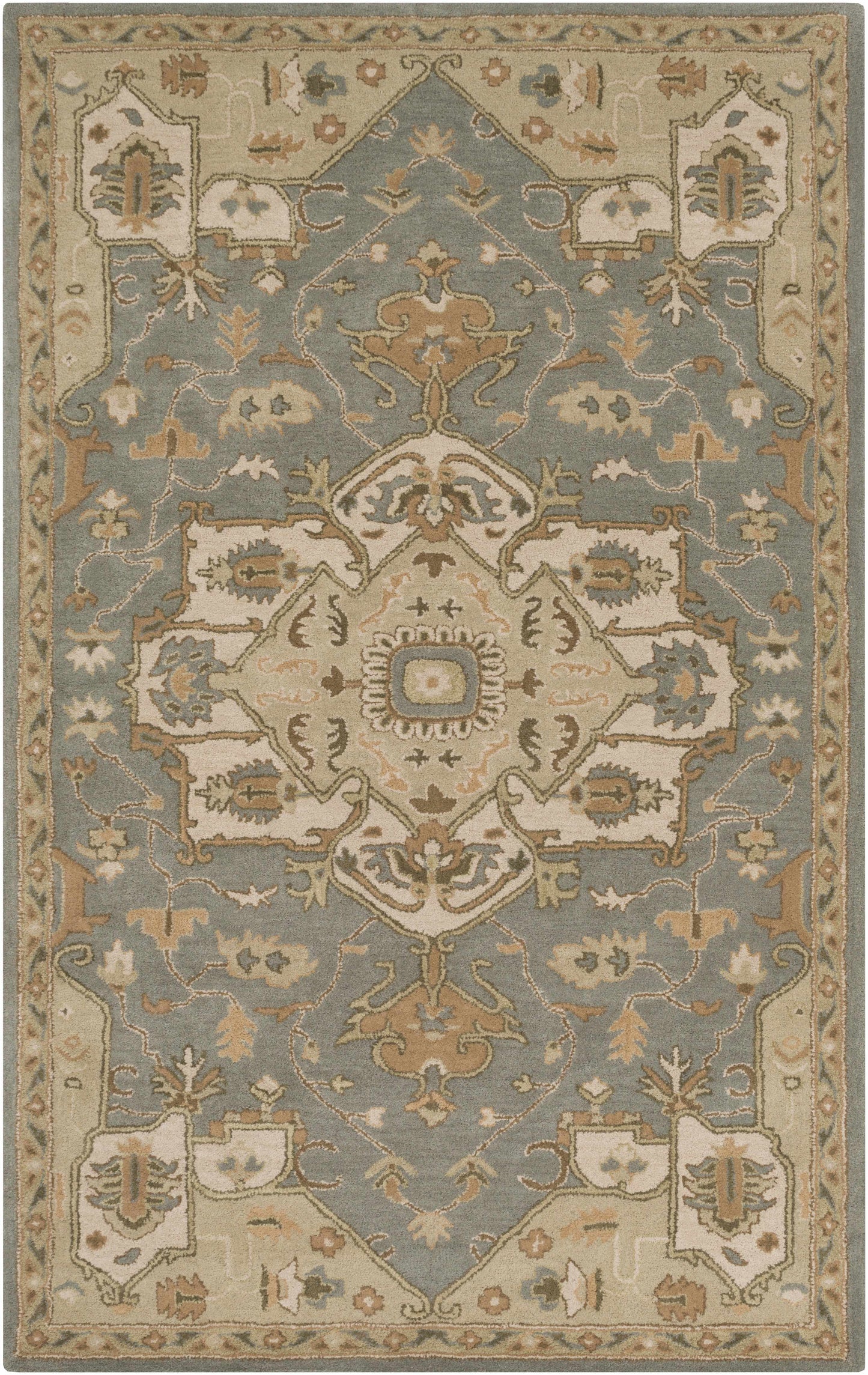 Broomfield Gray 1144 Wool Area Rug