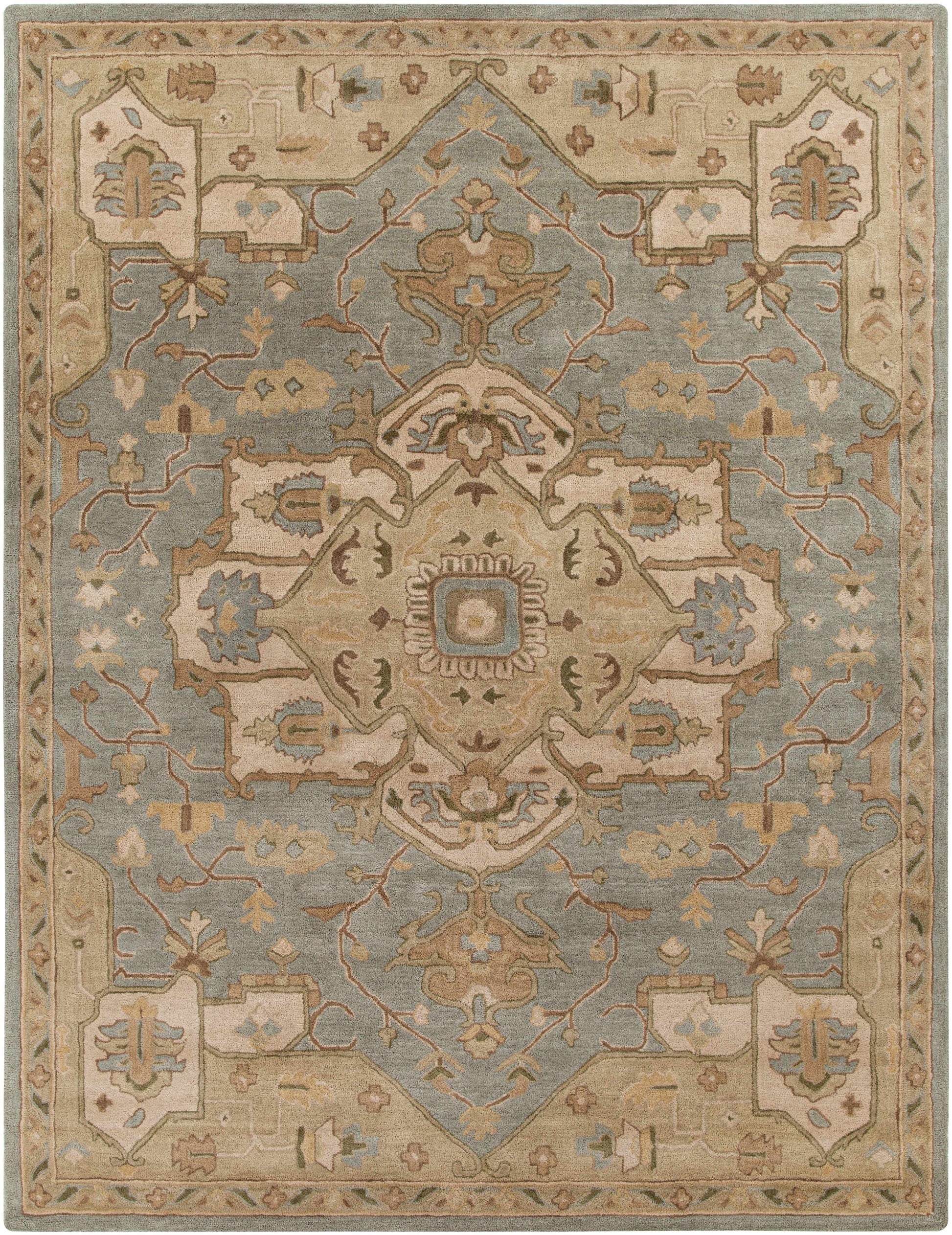 Broomfield Gray 1144 Wool Area Rug