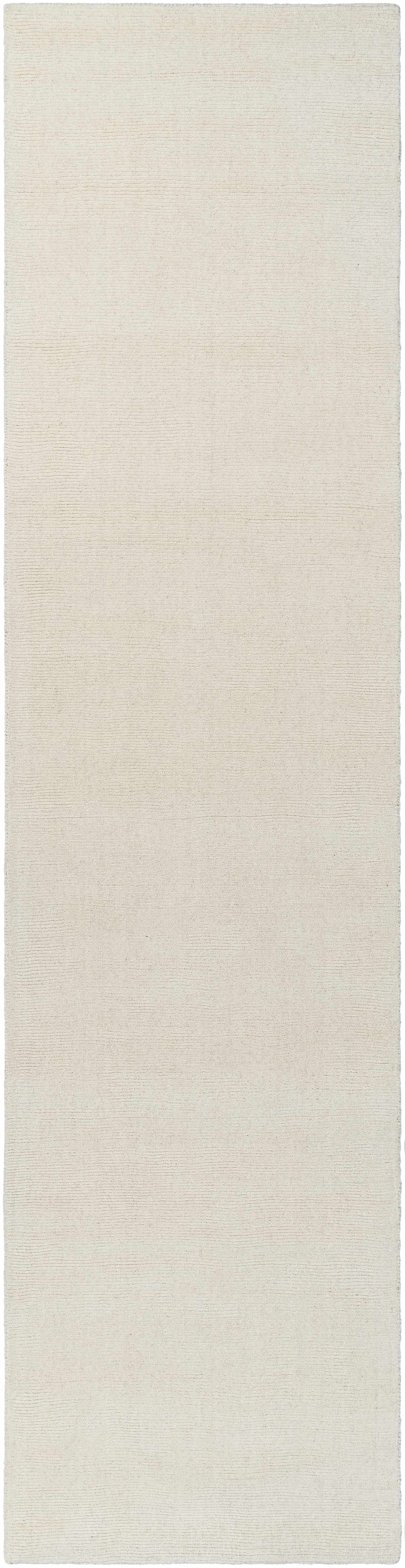 Brockton Solid Wool Light Beige Area Rug