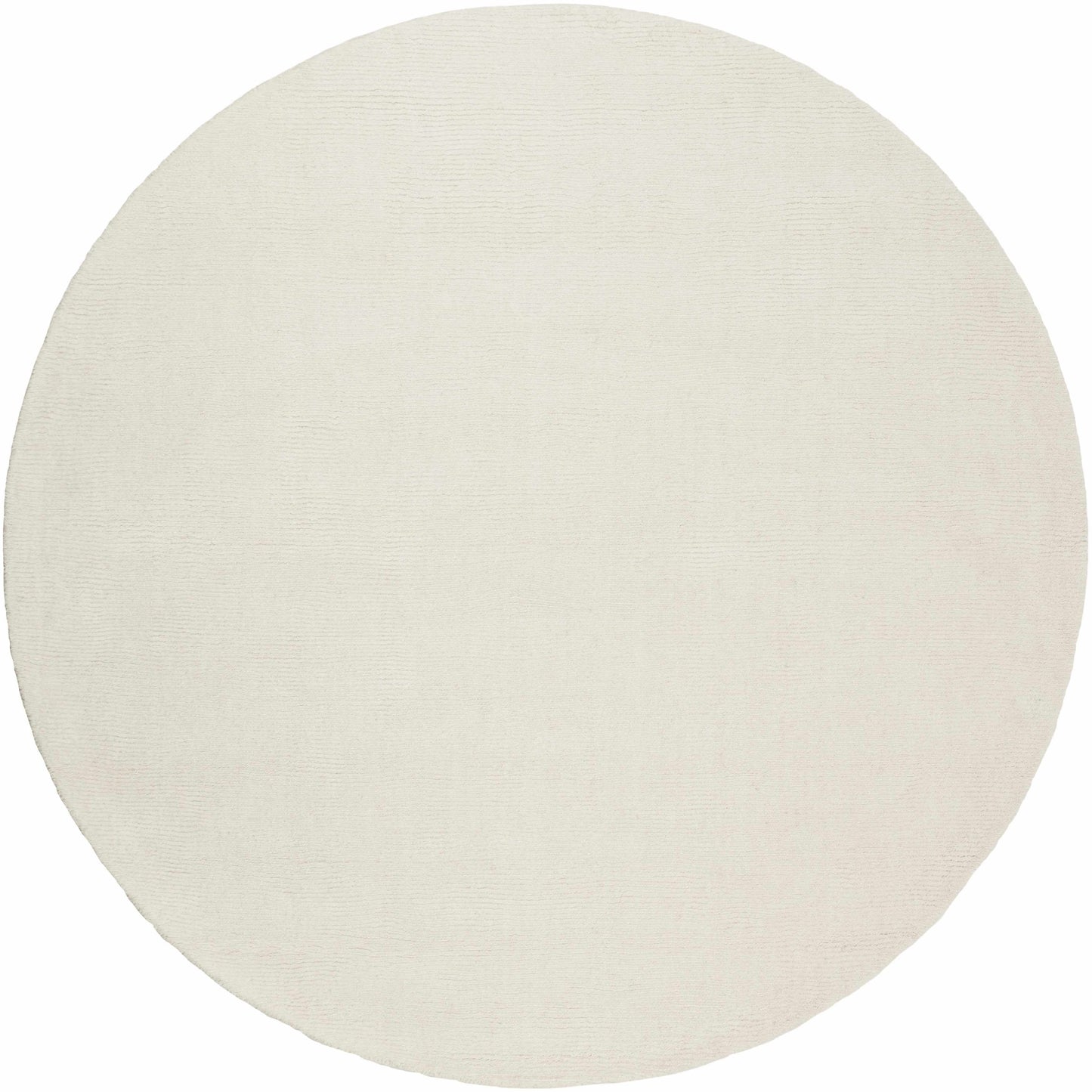 Brockton Solid Wool Light Beige Area Rug