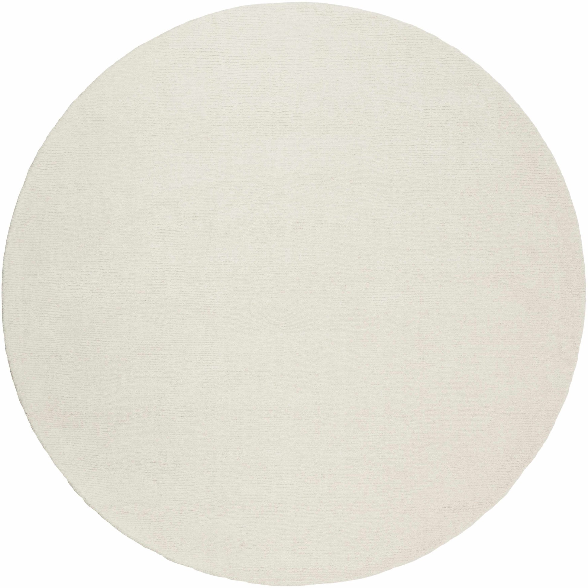 Brockton Solid Wool Light Beige Area Rug