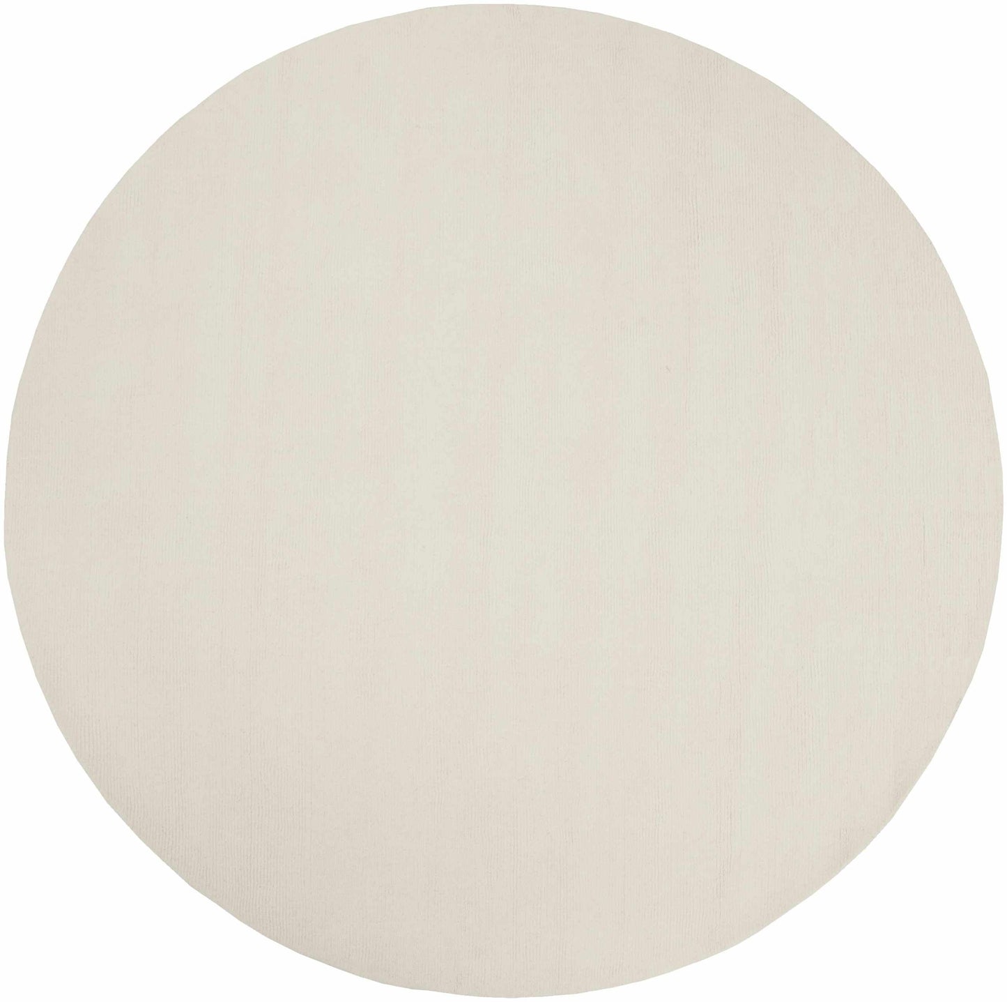 Brockton Solid Wool Light Beige Area Rug