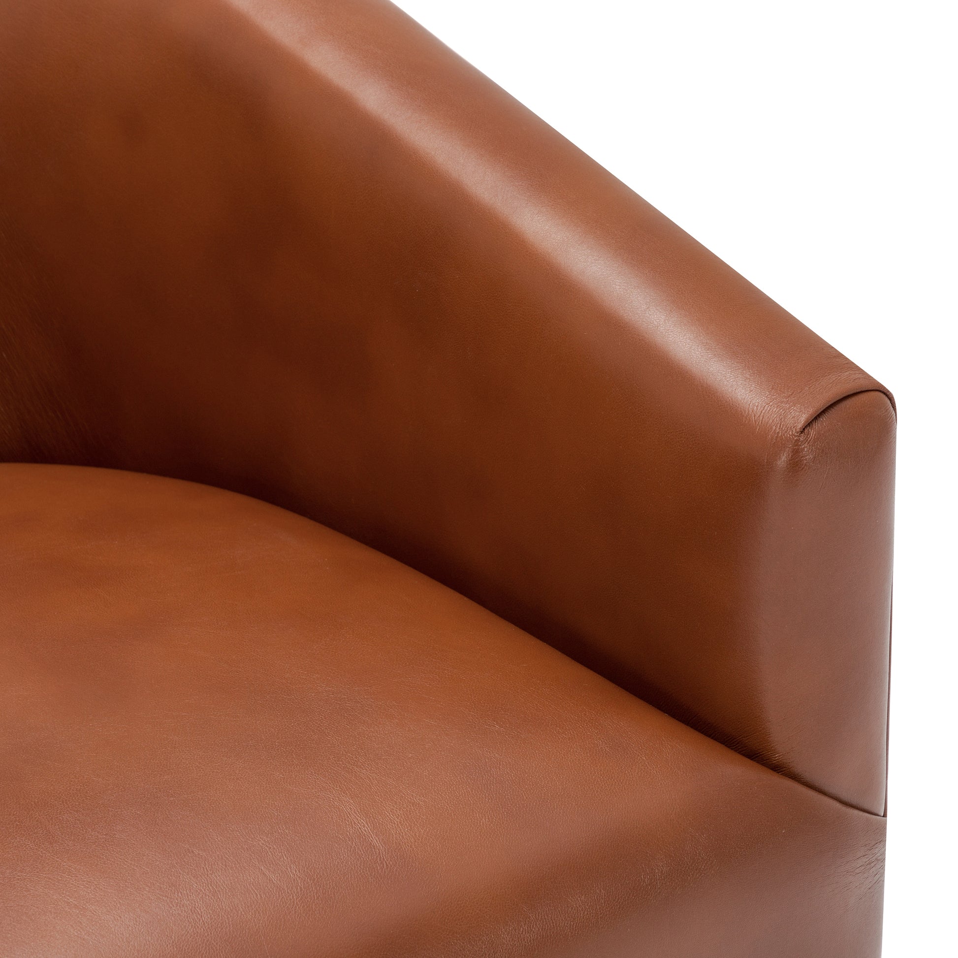 Garland Caramel Wood Base Swivel Chair