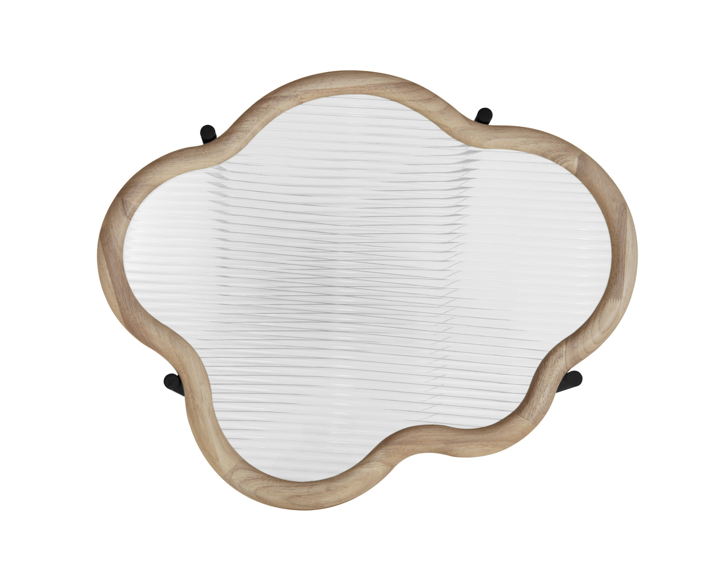 Winslet Cloud Coffee Table Set, Natural & Black