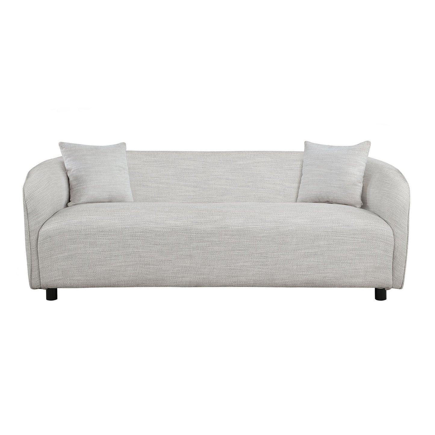 Zenobia Modern Boucle Upholstered Sofa, Gray