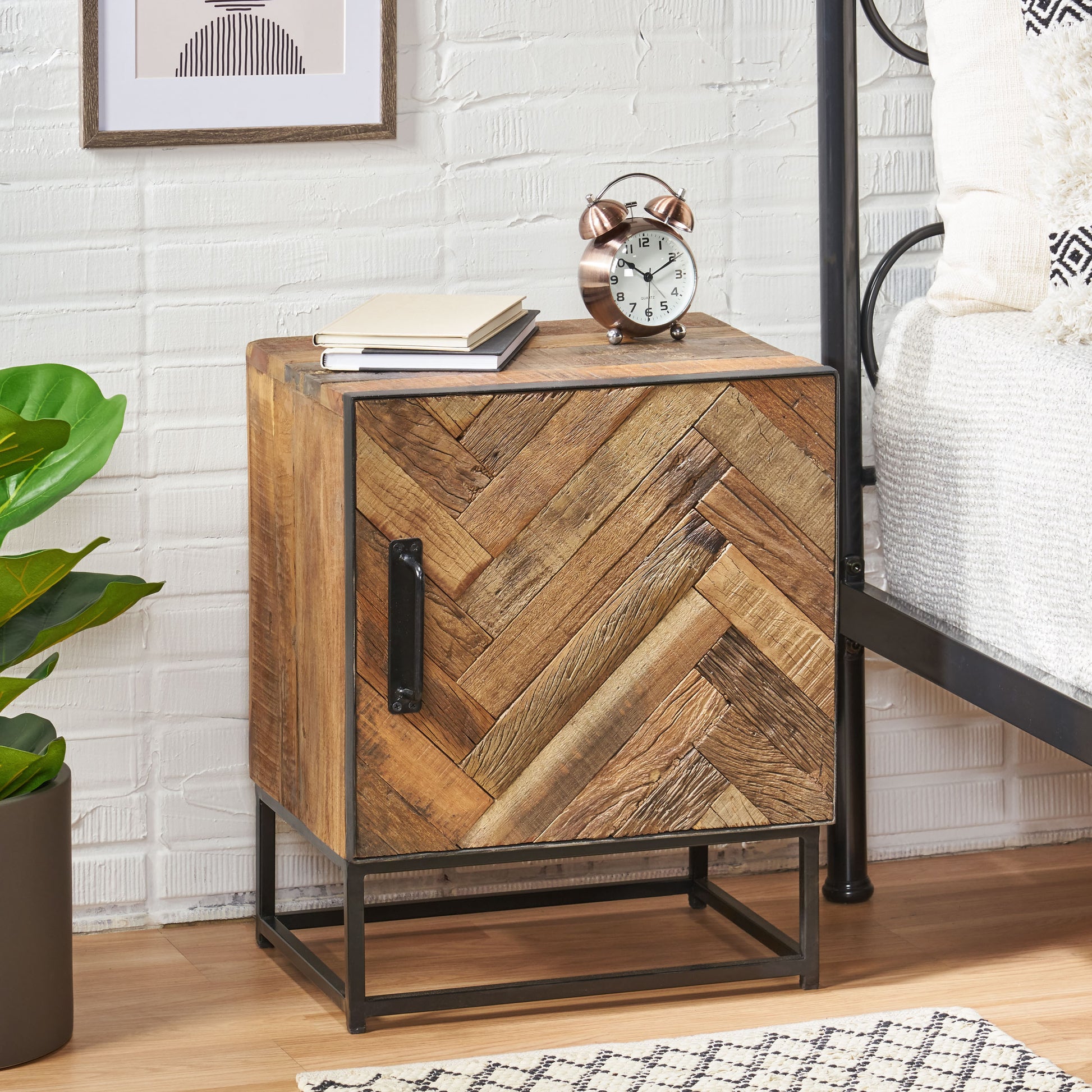 Nellie Wooden Door Nightstand