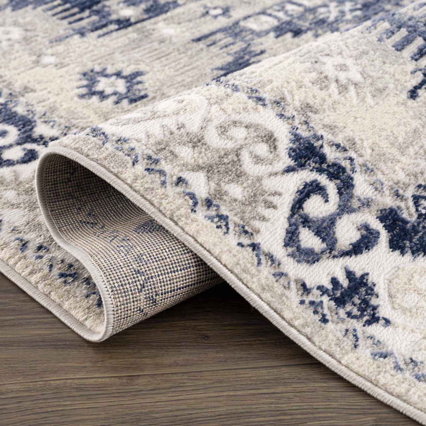 Bindi Navy Area Rug