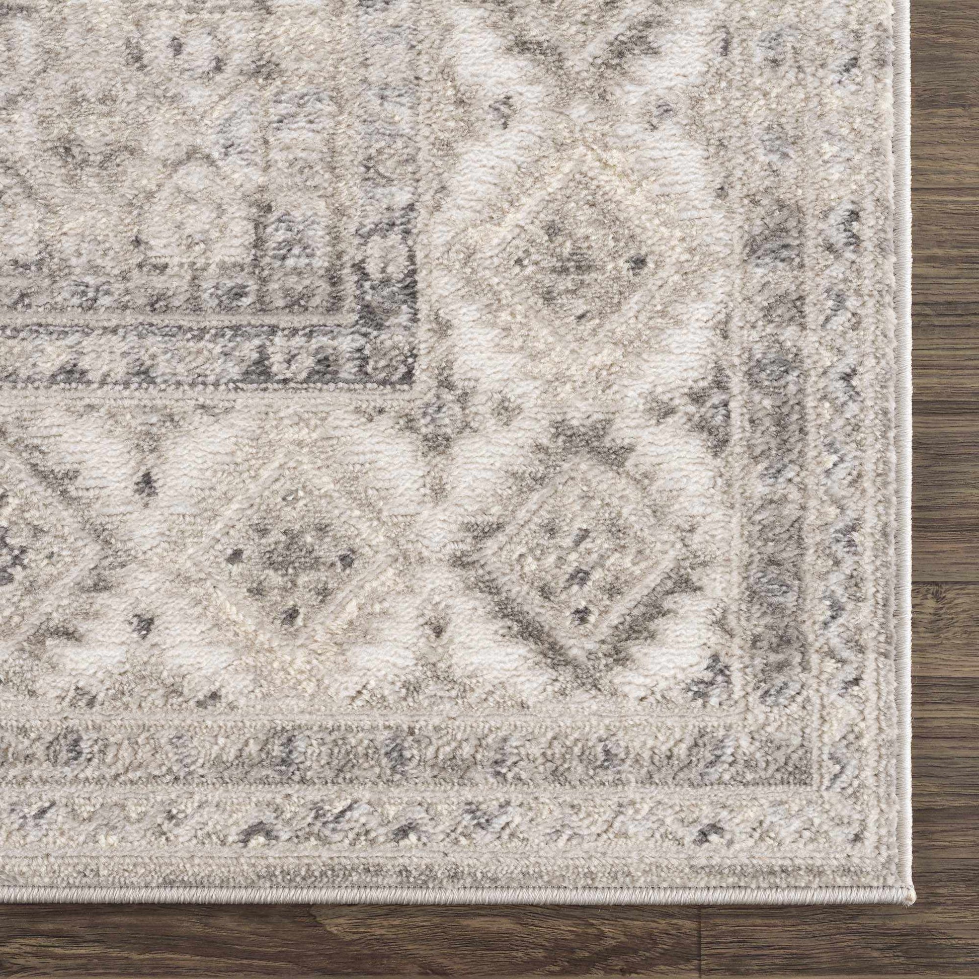 Brend Taupe Medallion Area Rug