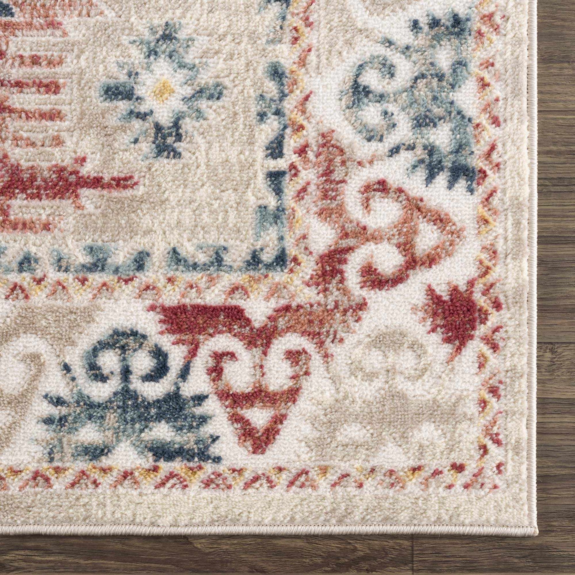 Bindi Blue & Rose Area Rug