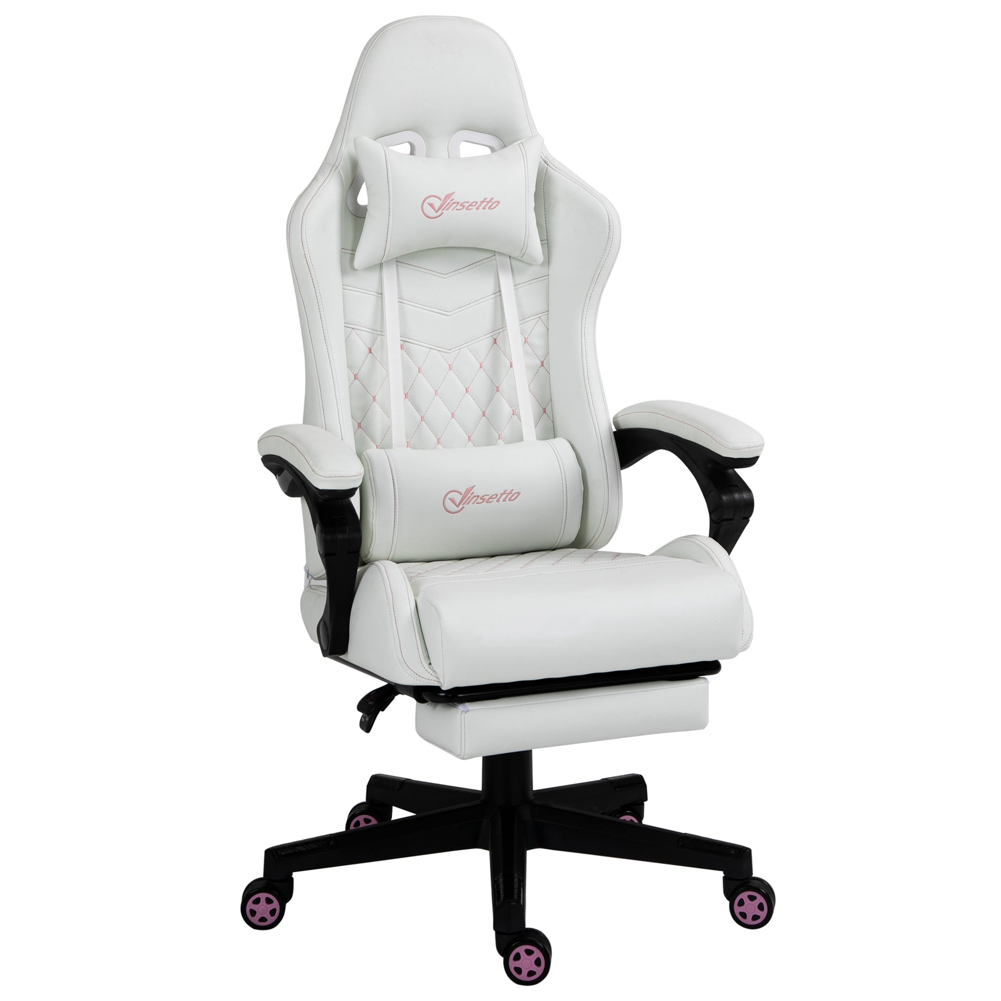 Sorrel PU Leather Gaming Chair, White