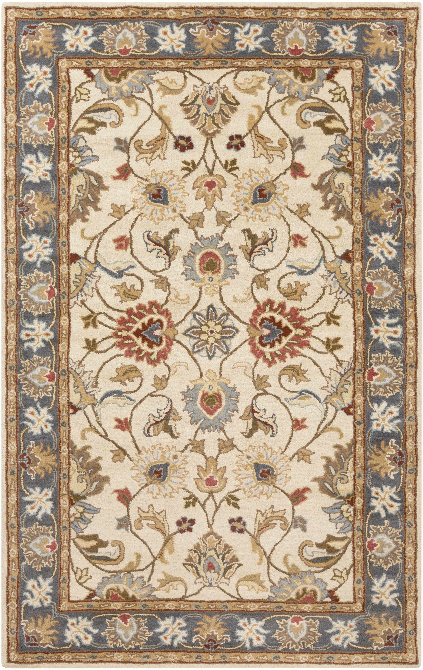 Cherryfield 1125 Yellow&Sage Wool Rug