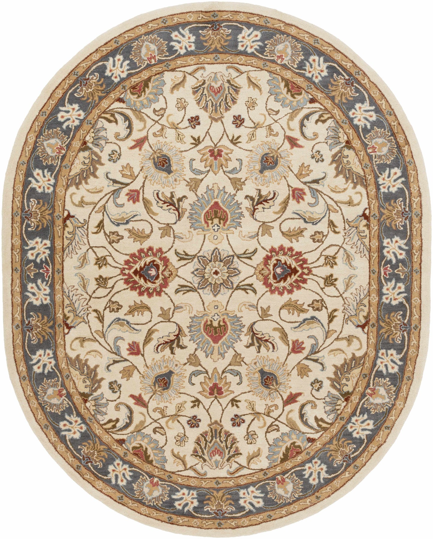 Cherryfield 1125 Yellow&Sage Wool Rug