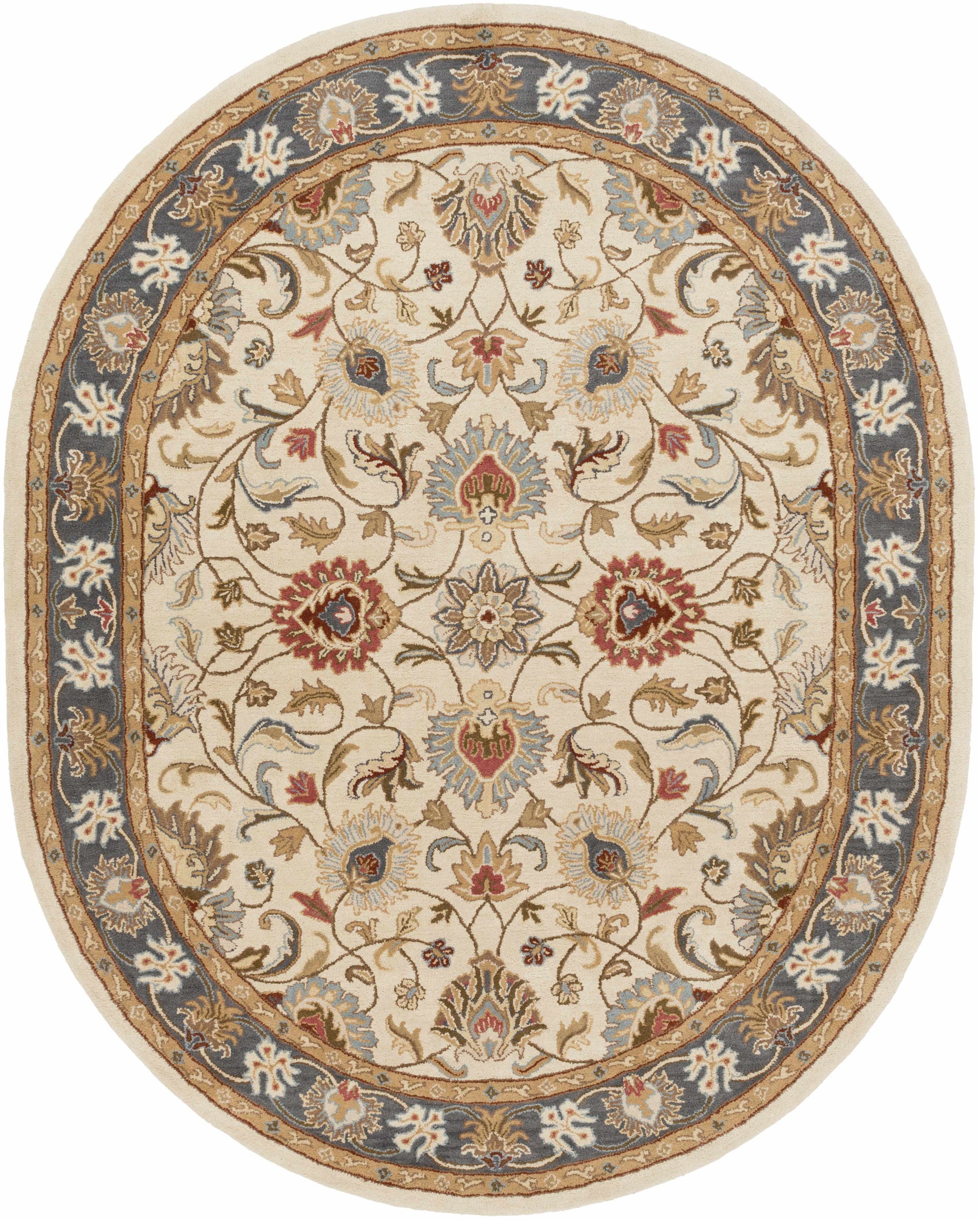 Cherryfield 1125 Yellow&Sage Wool Rug