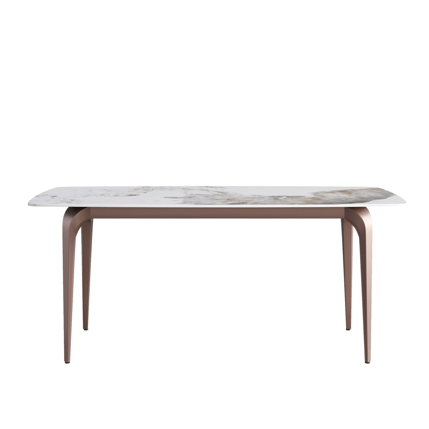 Trinita Modern Sintered Stone Dining Table, Pandora