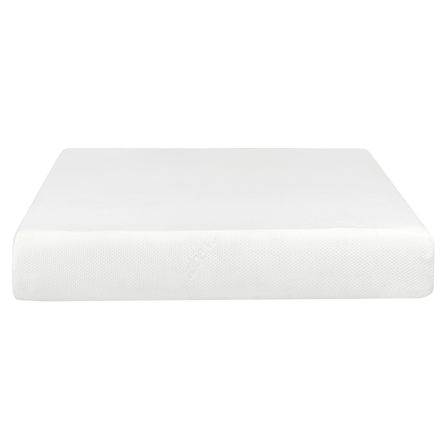 Super Plush 10 in. Medium Gel Memory Foam Mattress for Full Size Bed in a Box with Breathable White Aloe Vera Cover