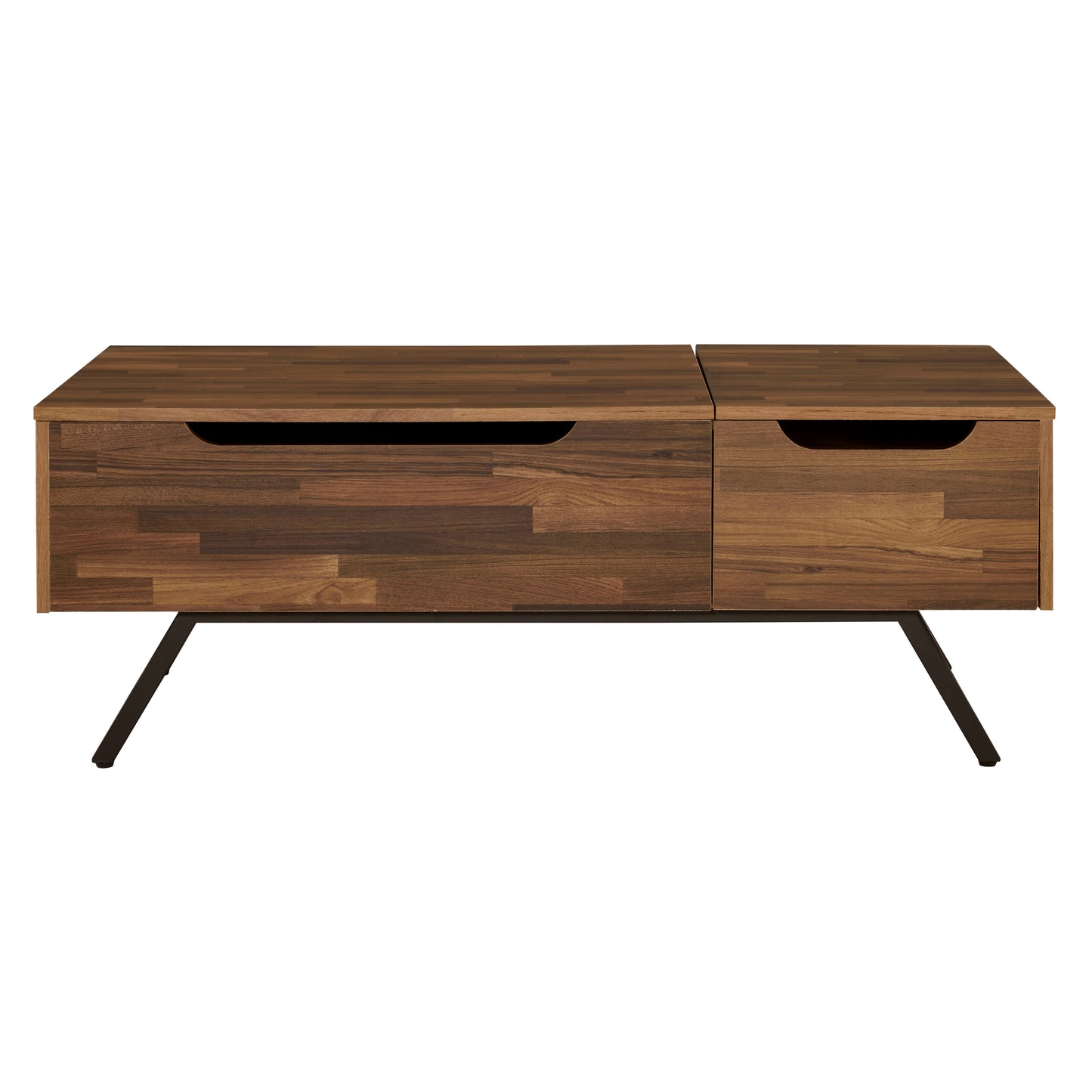 Wally Walnut 1-Drawer Coffee Table with Lift Top