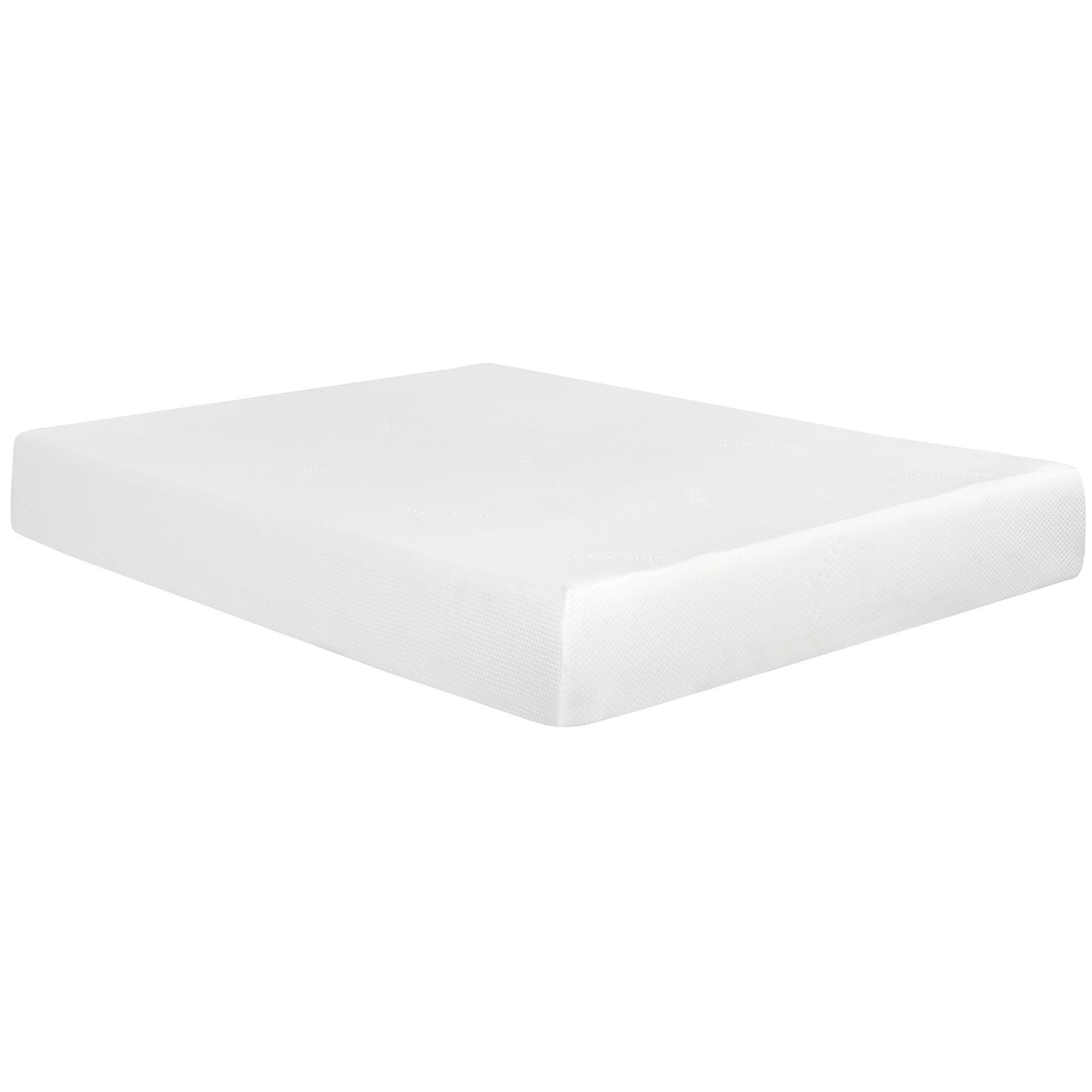 Super Plush 10 in. Medium Gel Memory Foam Mattress for Full Size Bed in a Box with Breathable White Aloe Vera Cover