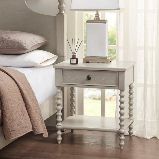 Orson Farmhouse Nightstand, Antique Cream