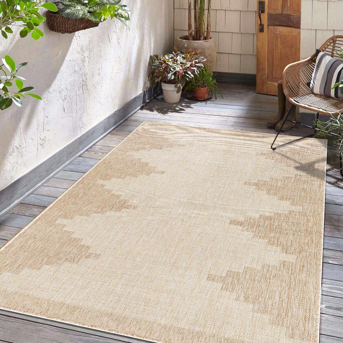 Djugun Beige Indoor & Outdoor Rug