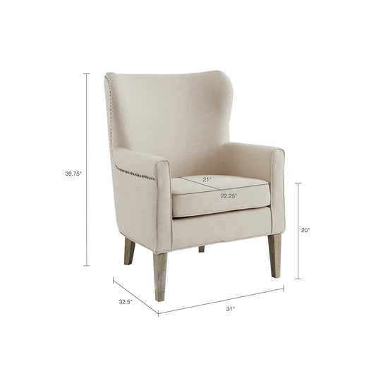 Colette Linen Accent Chair