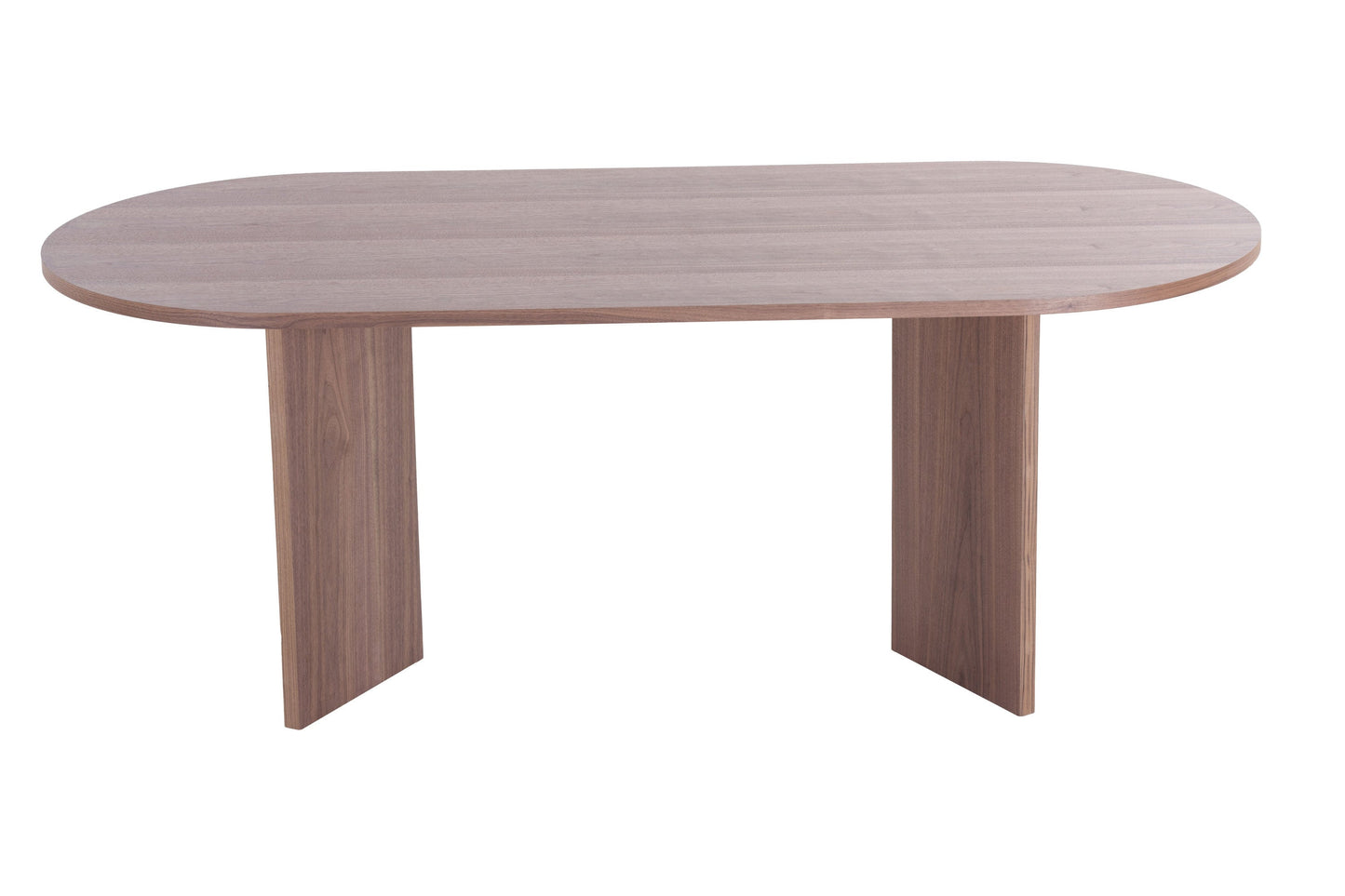 Hazel 78" Modern Dining Table, Walnut