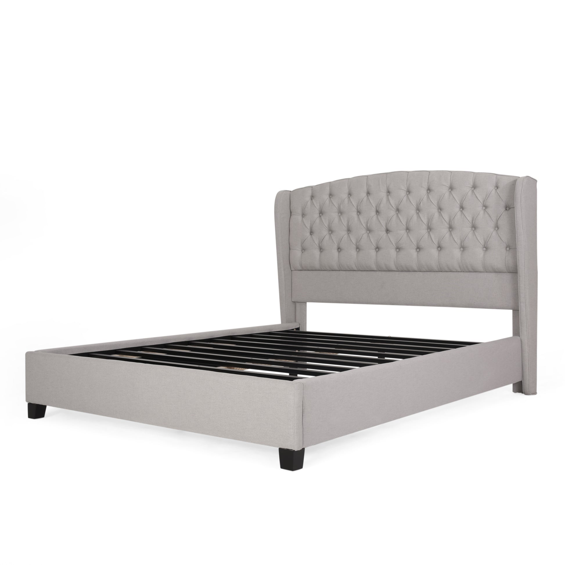 Zinnia Queen Size Upholstered Platform Bed