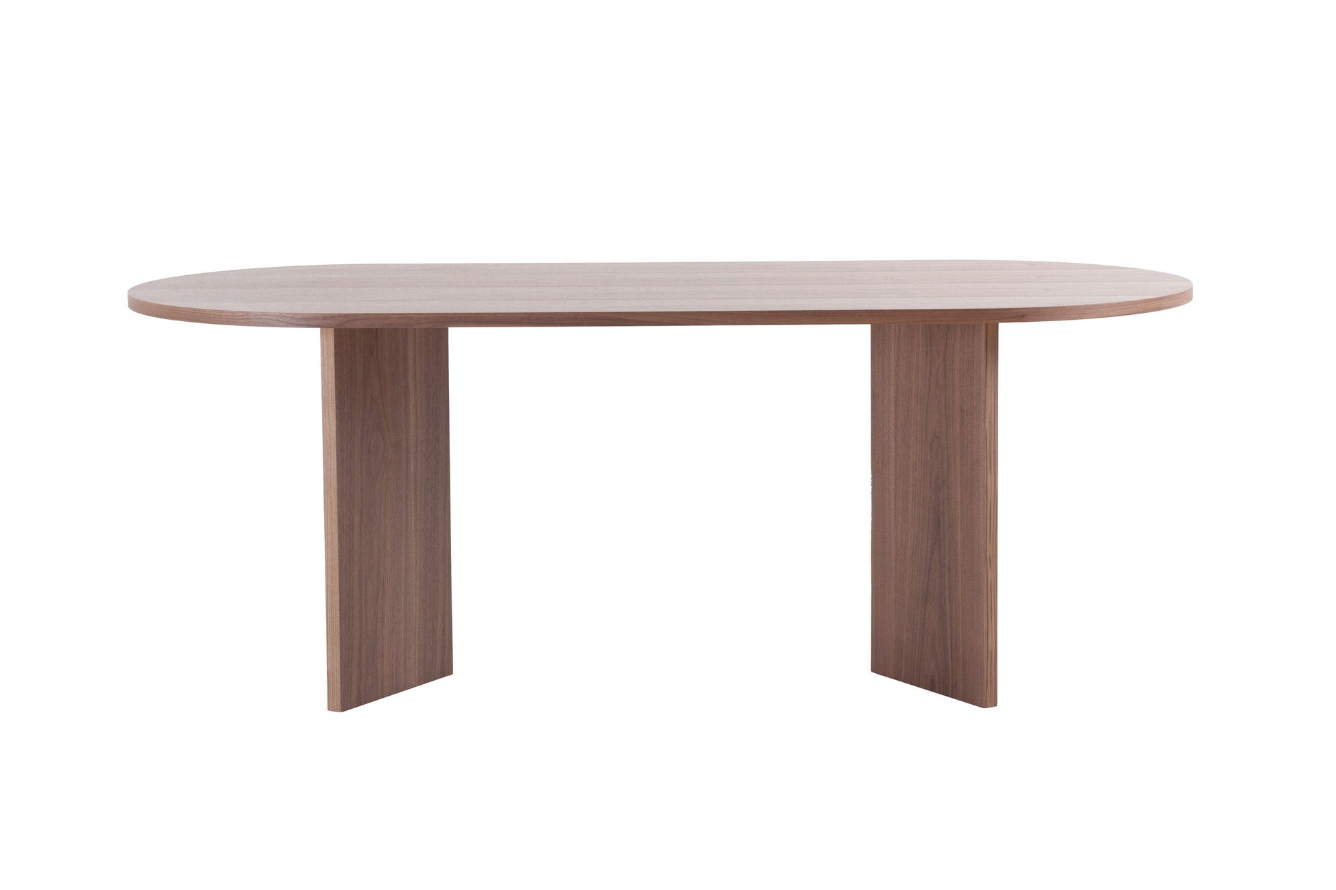 Hazel 78" Modern Dining Table, Walnut