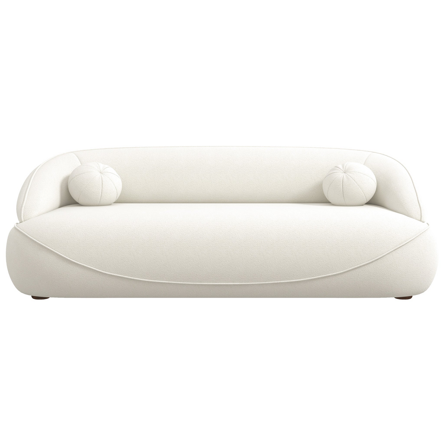 Andrew Modern Beige Boucle Sofa