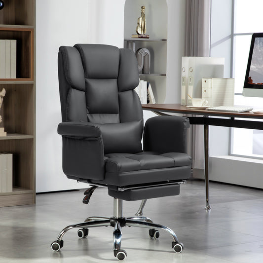 Amara PU Leather Executive Office Chair, Black