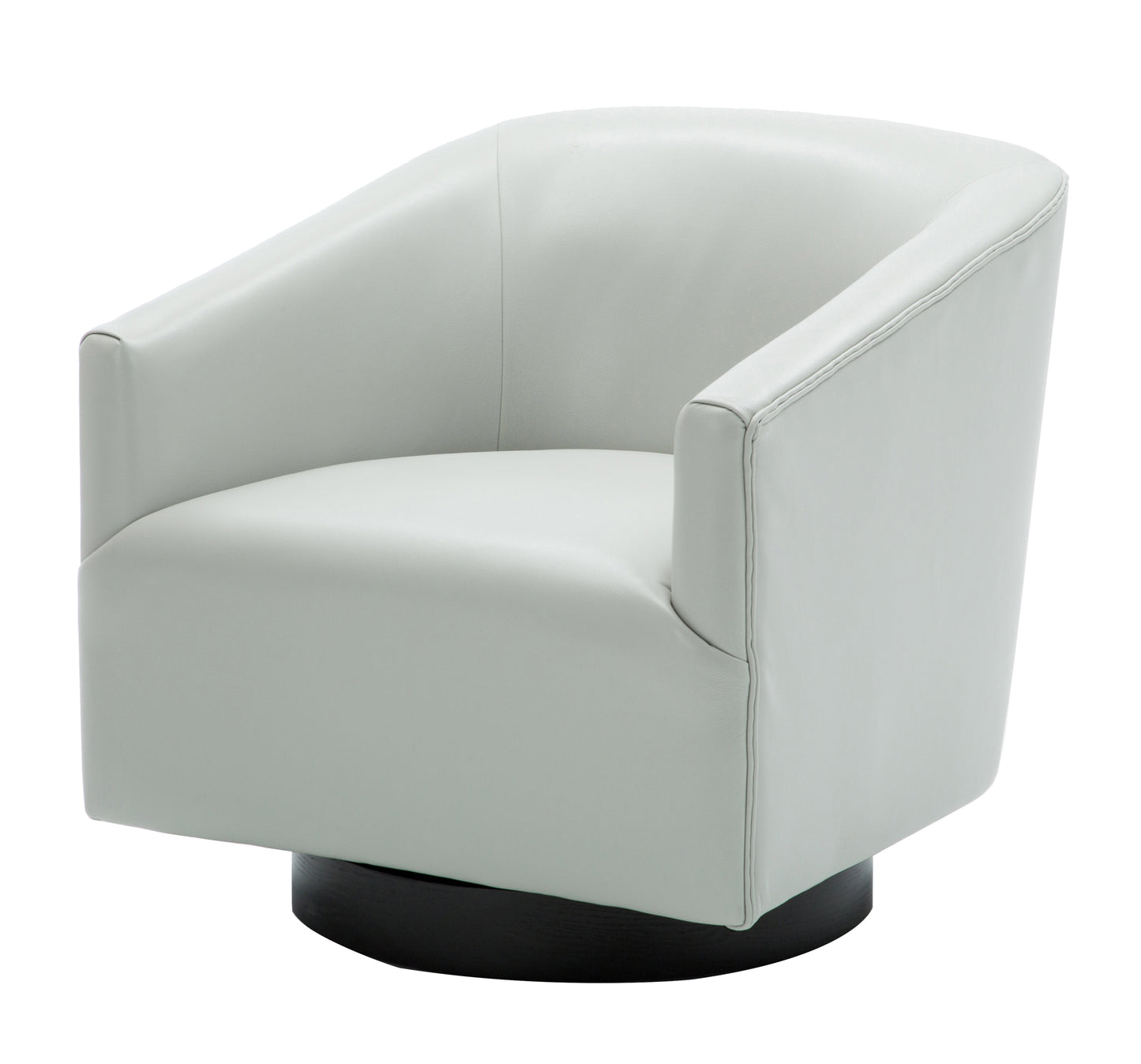 Garland Dove Grey Wood Base Swivel Chair