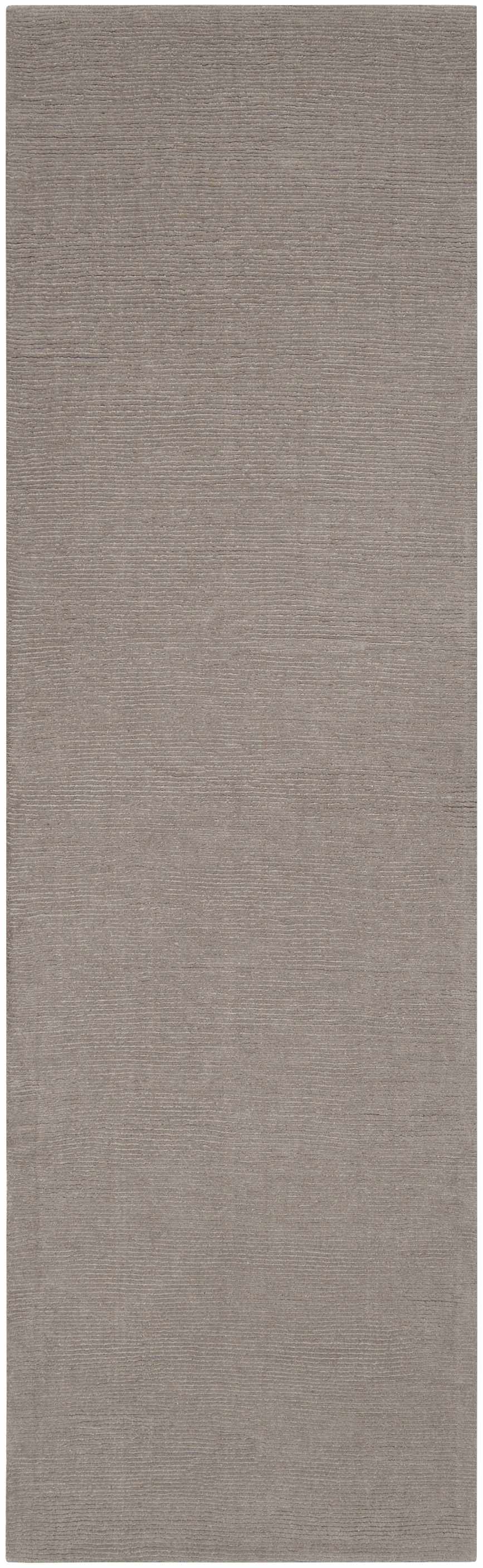 Brockton Solid Wool Gray Area Rug