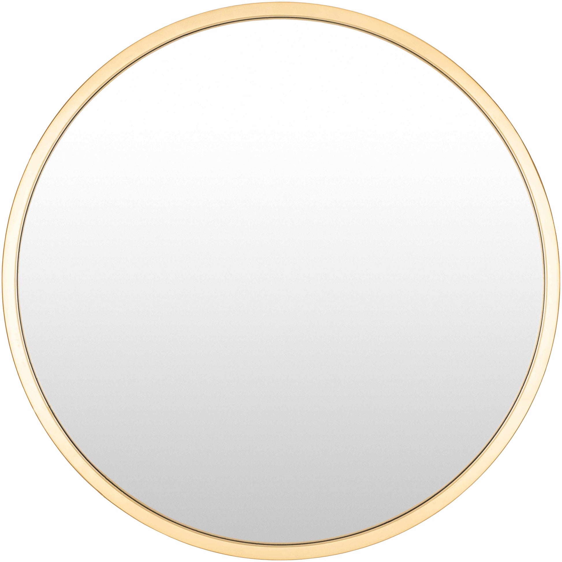 Guinda Round Gold Framed Wall Mirror