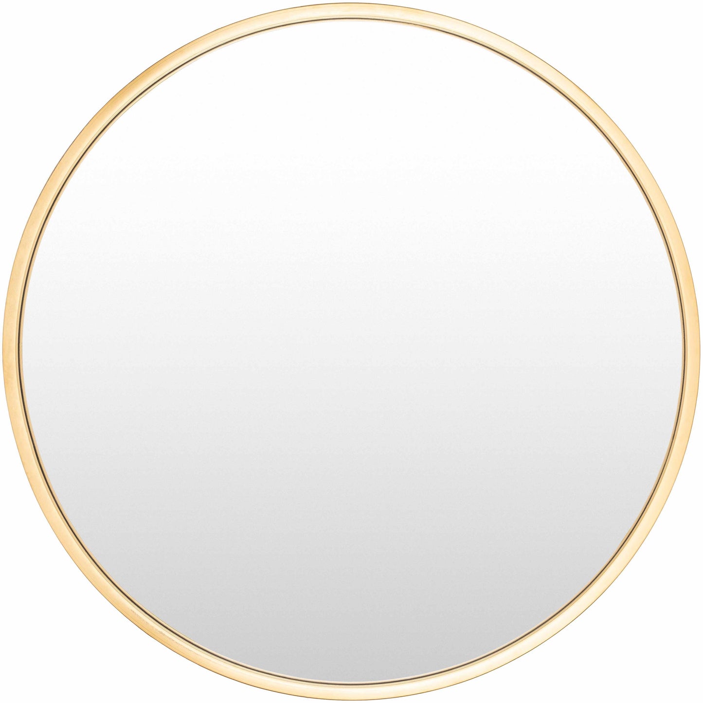 Guinda Round Gold Framed Wall Mirror