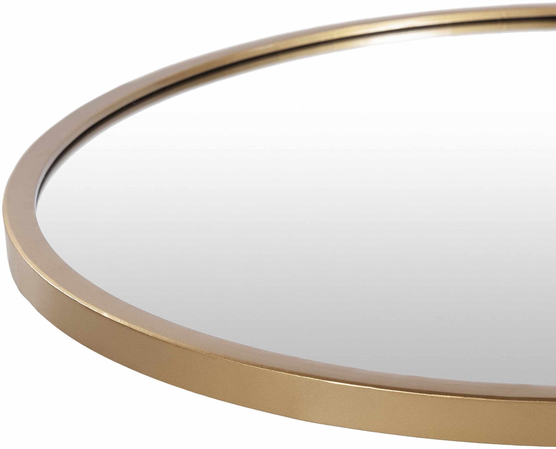 Guinda Round Gold Framed Wall Mirror