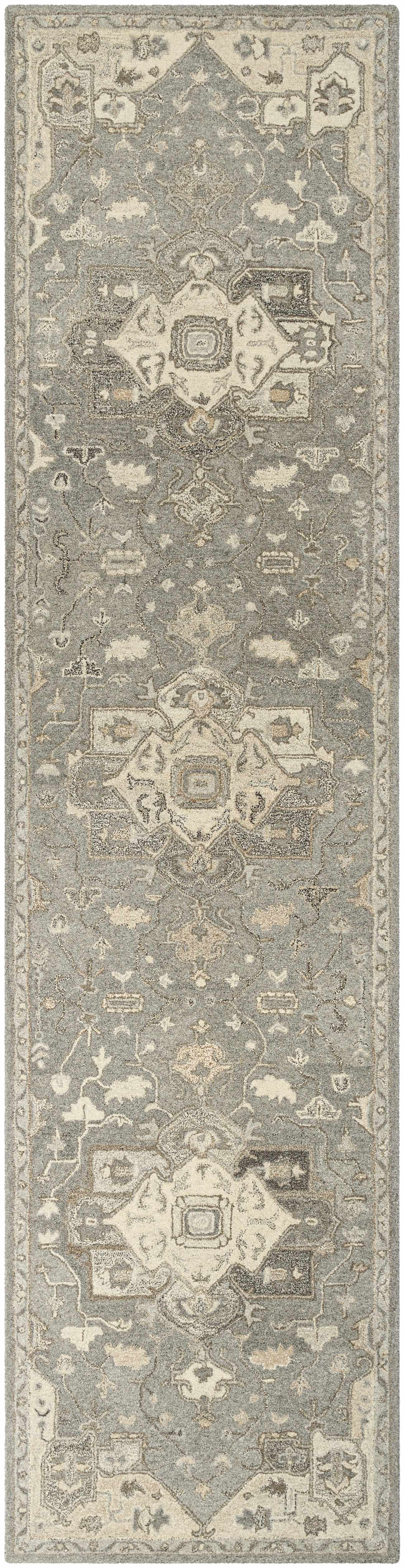 Broomfield 1196 Hand Tufted Taupe Wool Rug